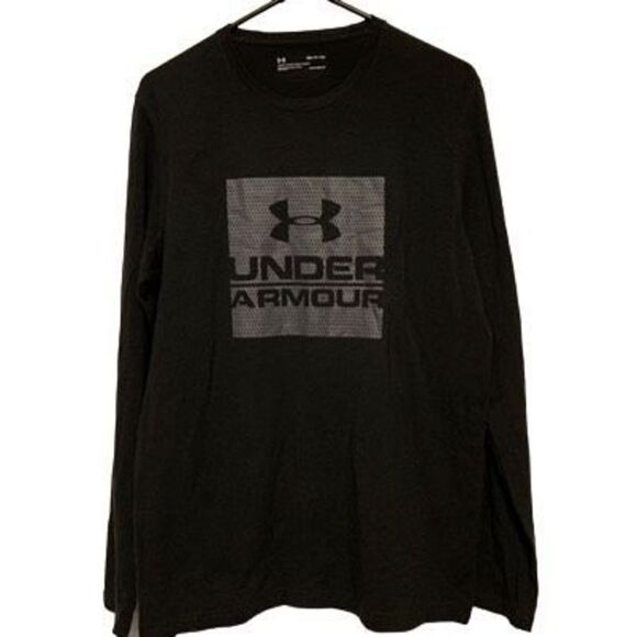 Under Armour Heatgear Loose Size Small Long Sleeved Black T-Shirt - Picture 1 of 4